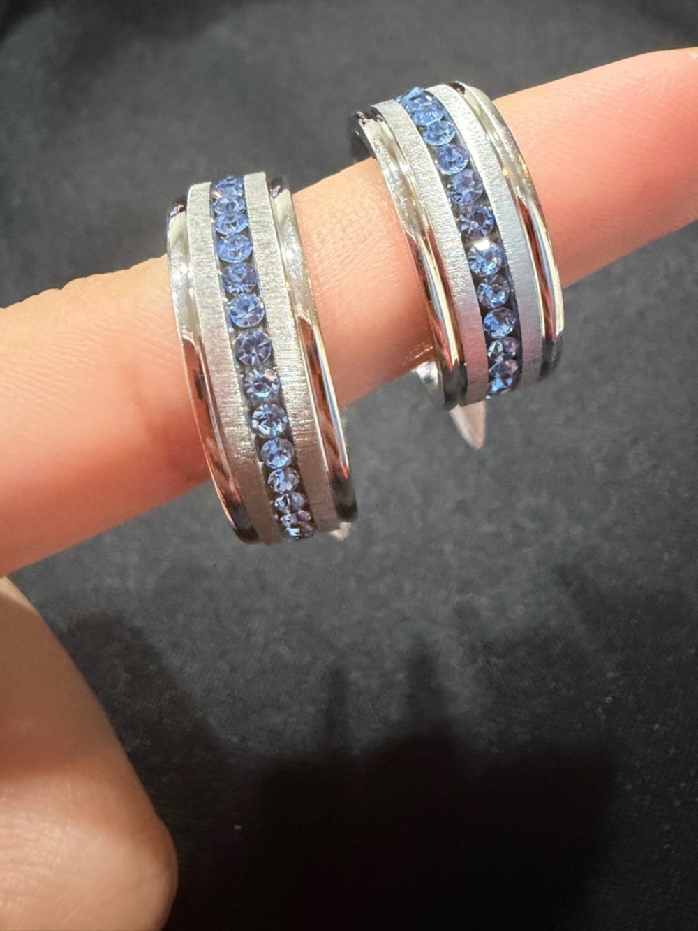 Gorgeous high-quality stainless steel rings for couples sz 8 and 12